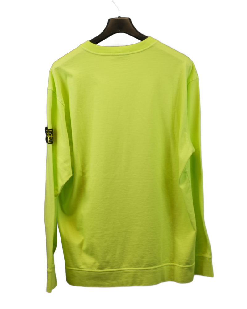 Stone island Crewneck Sweatshirt yellow back view