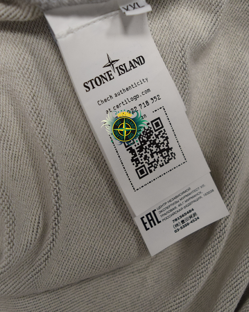 Stone Island Embroidery Crewneck Sweatshirt Grey
