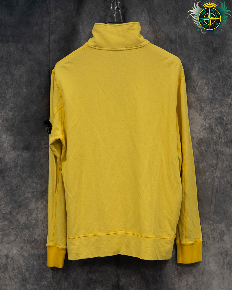 Stone Island 1/4 Zip Pullover Yellow