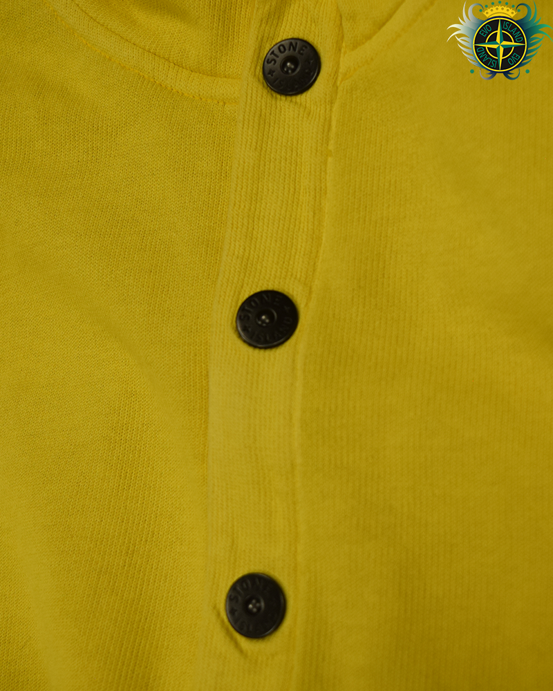 Stone Island 1/4 Zip Pullover Yellow