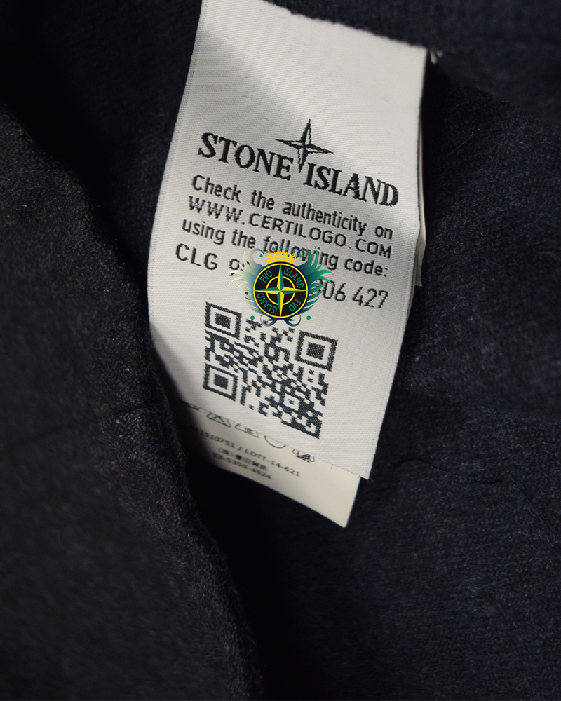Stone Island Wool OverShirt Charcoal