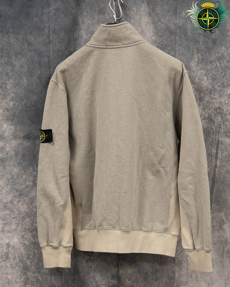 Stone Island Buttoned Cotton Jumper Grey - 3XL