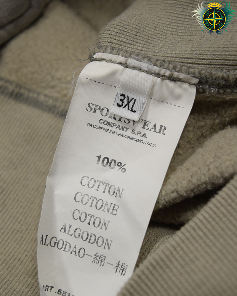 Stone Island Buttoned Cotton Jumper Grey - 3XL