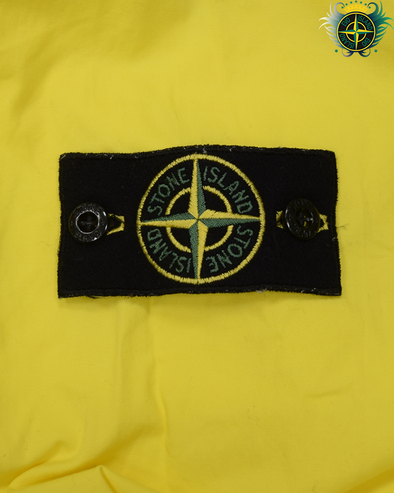 Stone Island Cotton Overshirt Yellow - XXL