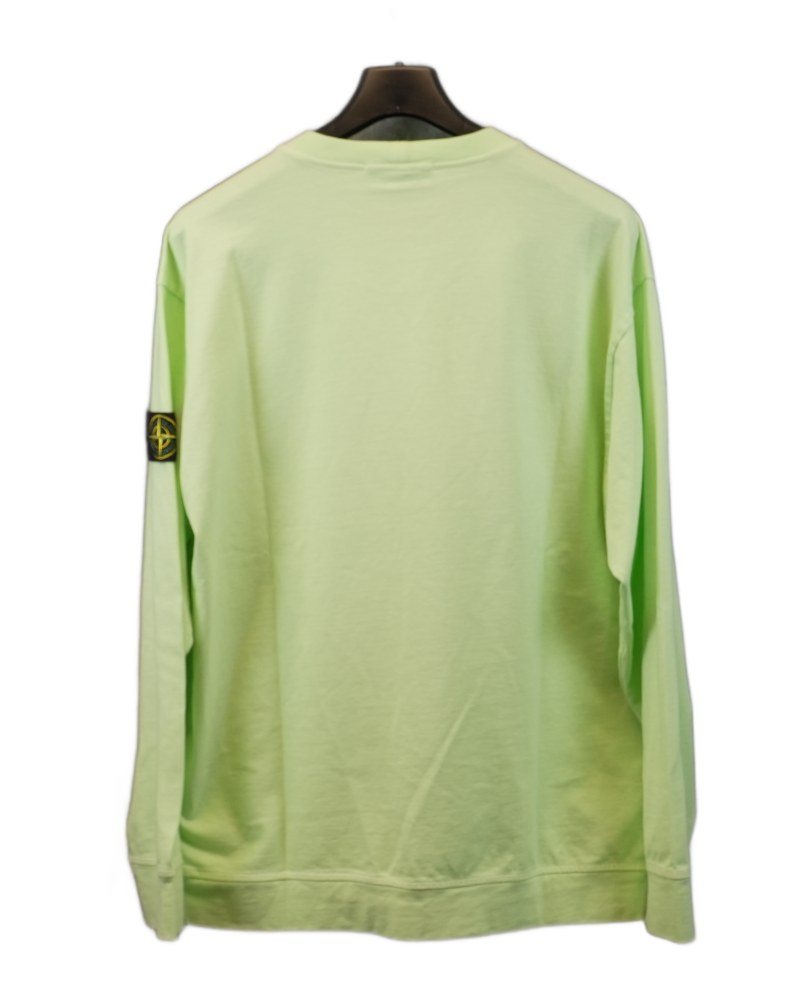 Stone Island Crewneck Sweatshirt Green front view