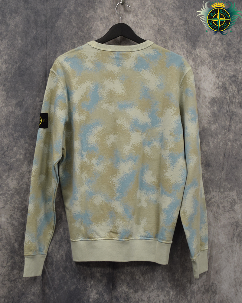 Stone Island Devore Camo Crewneck - M