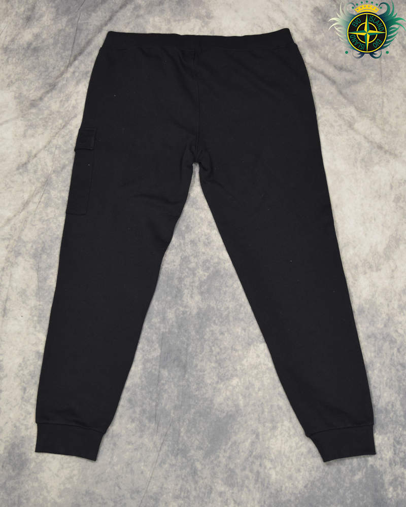 C.P Company Diagonal Fleece Lense Joggers Black