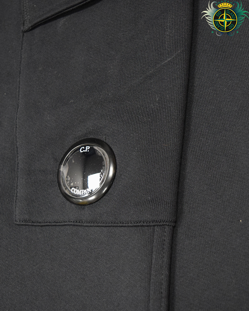 C.P Company Diagonal Fleece Lense Joggers Black