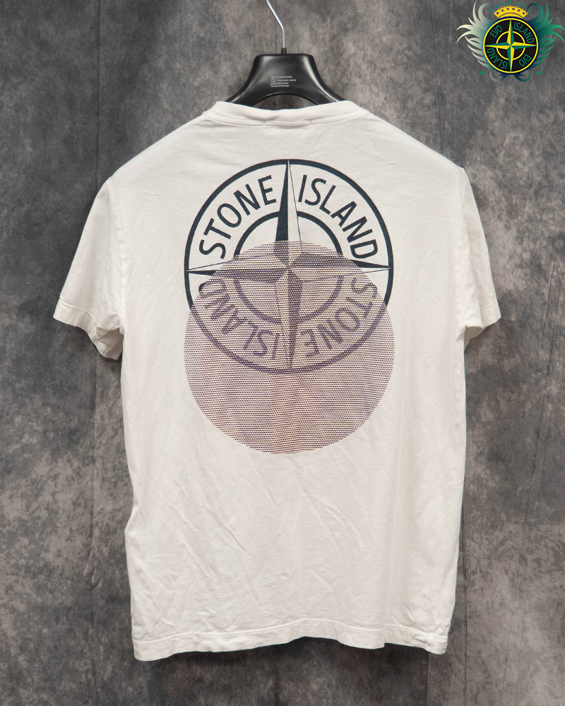 Stone Island Colour Change Print T-shirt White - L