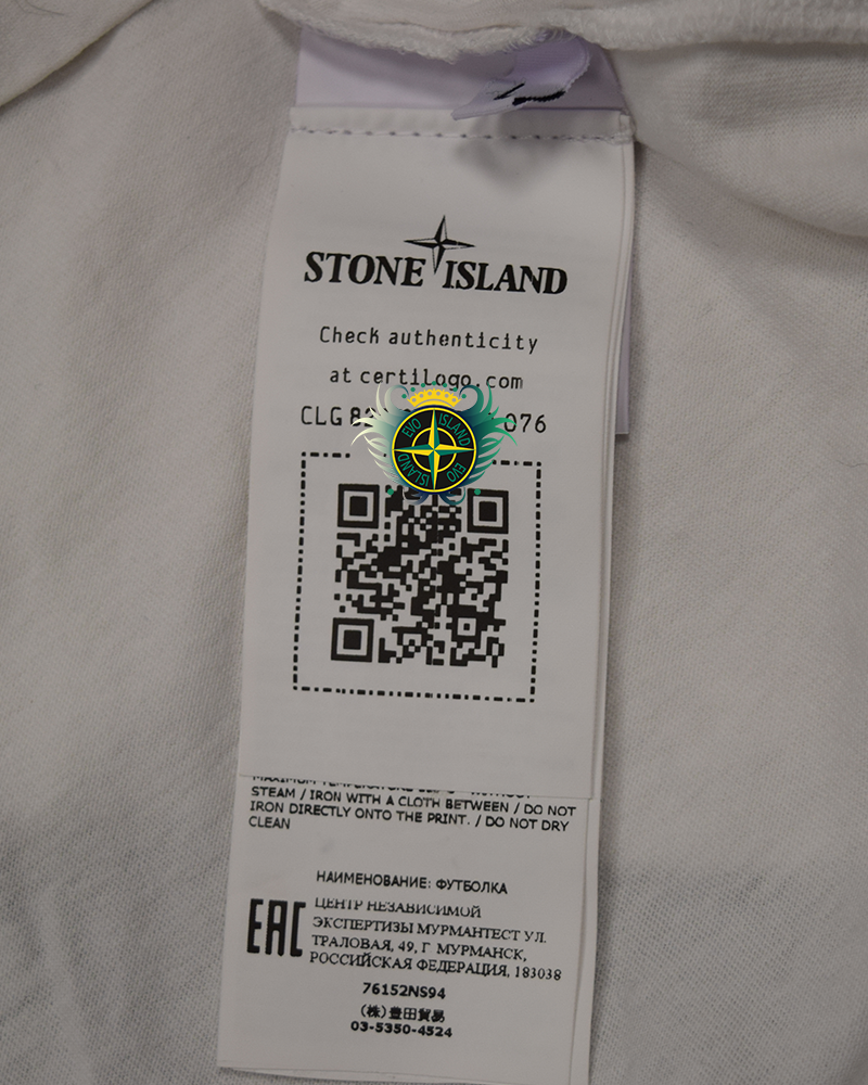 Stone Island Colour Change Print T-shirt White - L