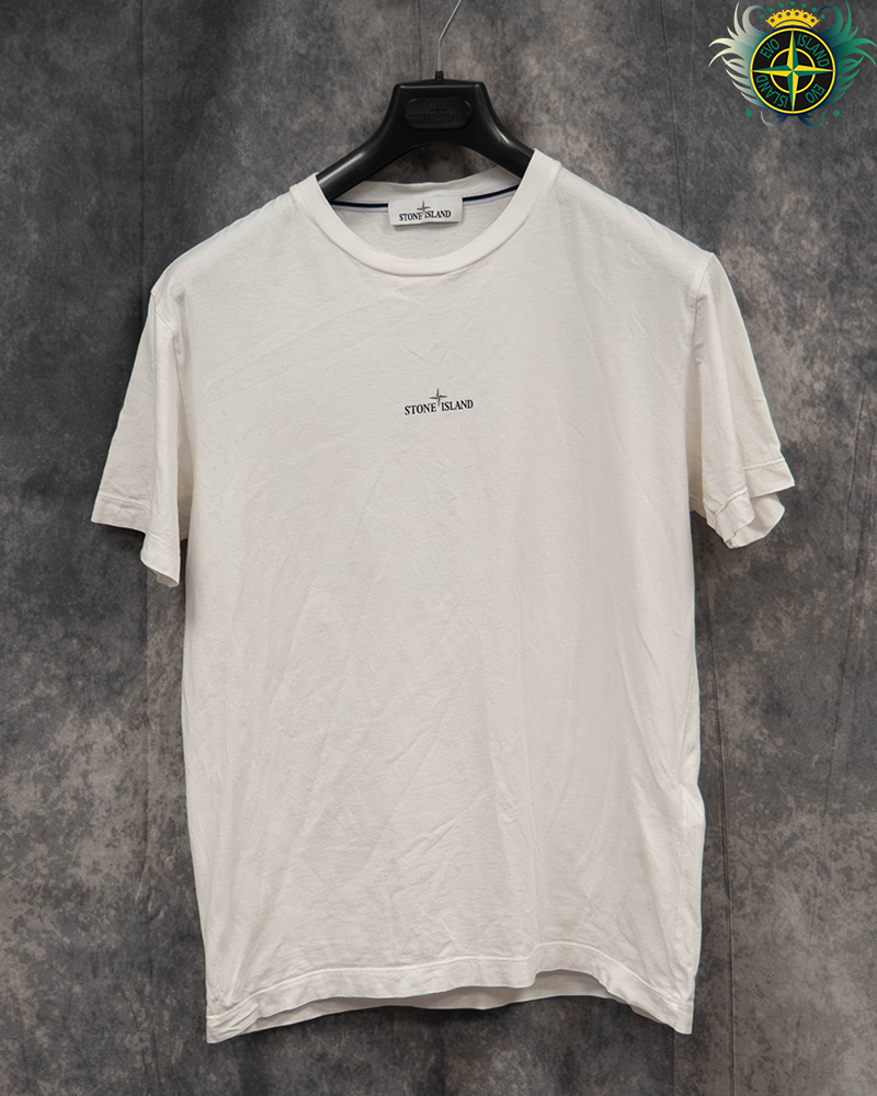 Stone Island Colour Change Print T-shirt White - L