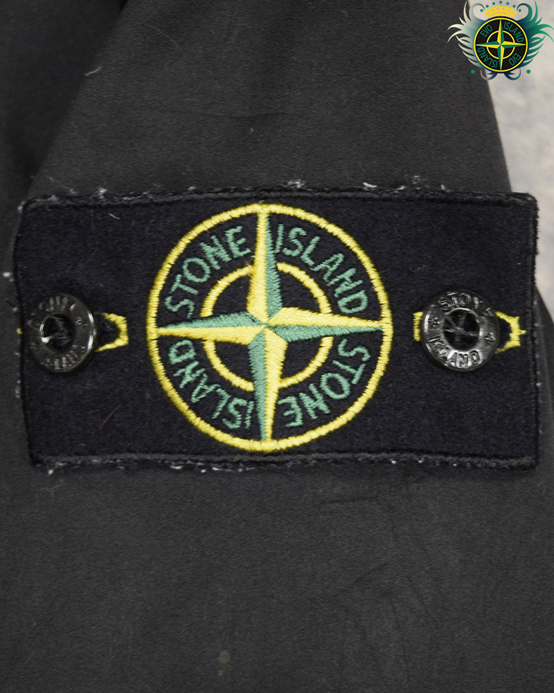 Stone Island Light Soft Shell SI Check Grid Black - M