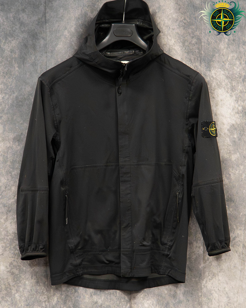 Stone Island Light Soft Shell SI Check Grid Black - M