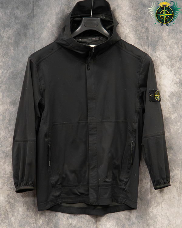 Stone Island Light Soft Shell SI Check Grid Black - M