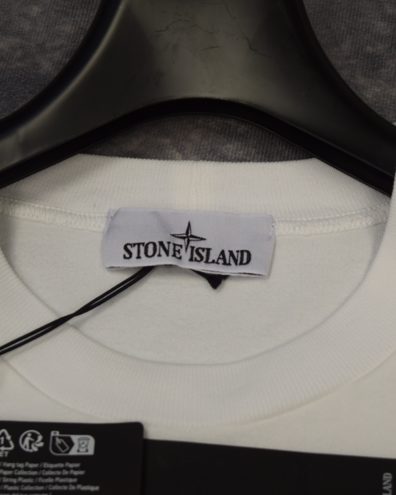 Stone Island Crewneck Sweatshirt White detail view