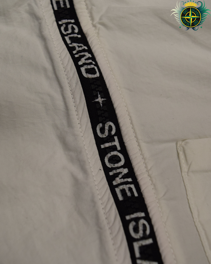 Stone Island Zip Off Cargos White