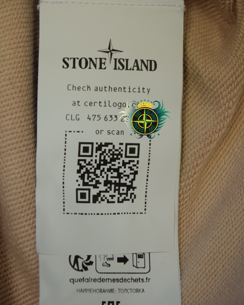 Stone Island Crewneck Sweatshirt Pink detail view