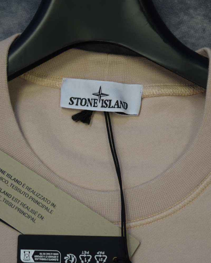Stone Island Crewneck Sweatshirt Pink detail view