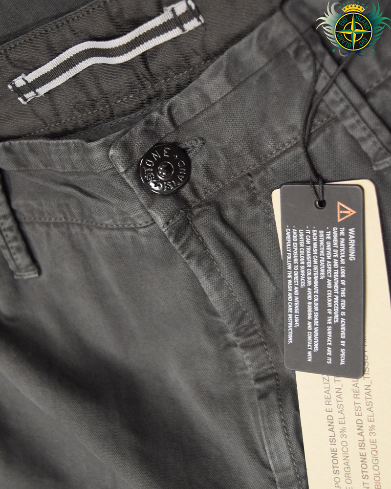 Stone Island Cargos Washed Black -31/SL