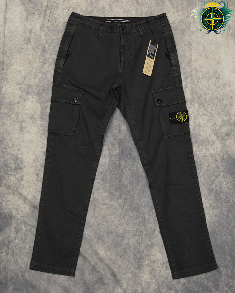 Stone Island Cargos Washed Black -31/SL