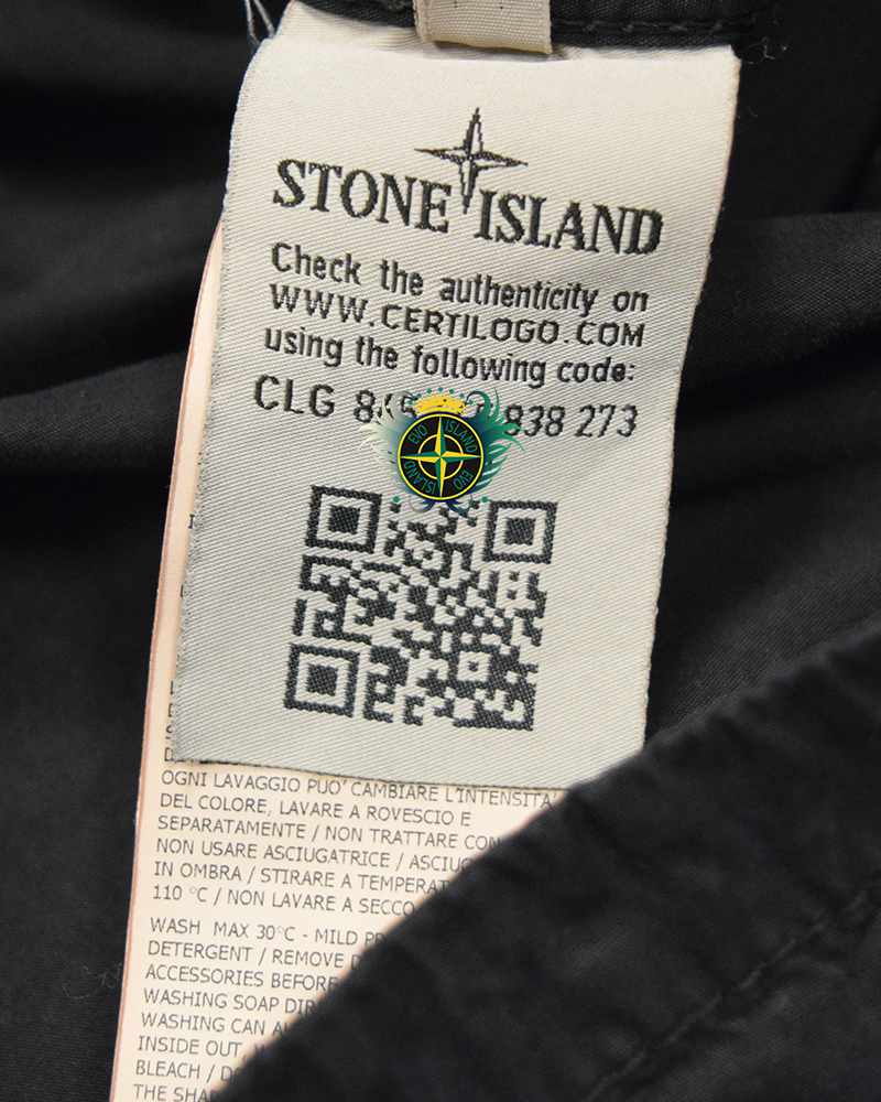 Stone Island Overshirt Washed Black
