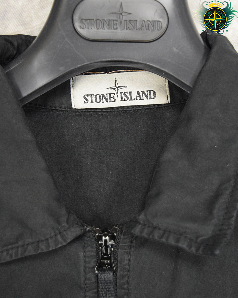 Stone Island Overshirt Washed Black