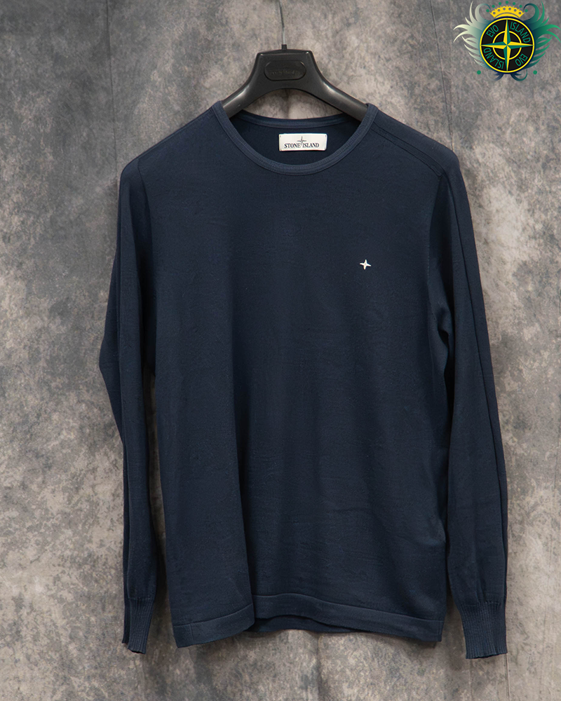 Stone Island Stelina Light weight Knit Navy Blue - M