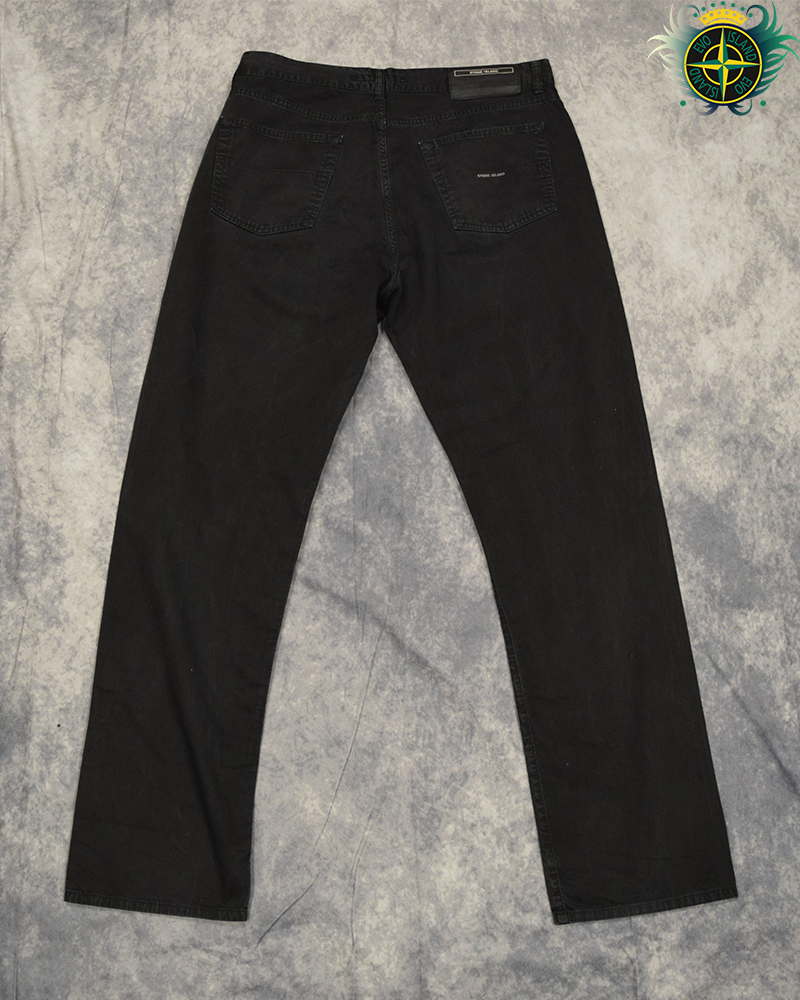 Stone Island Vintage Denim Jeans Washed Black