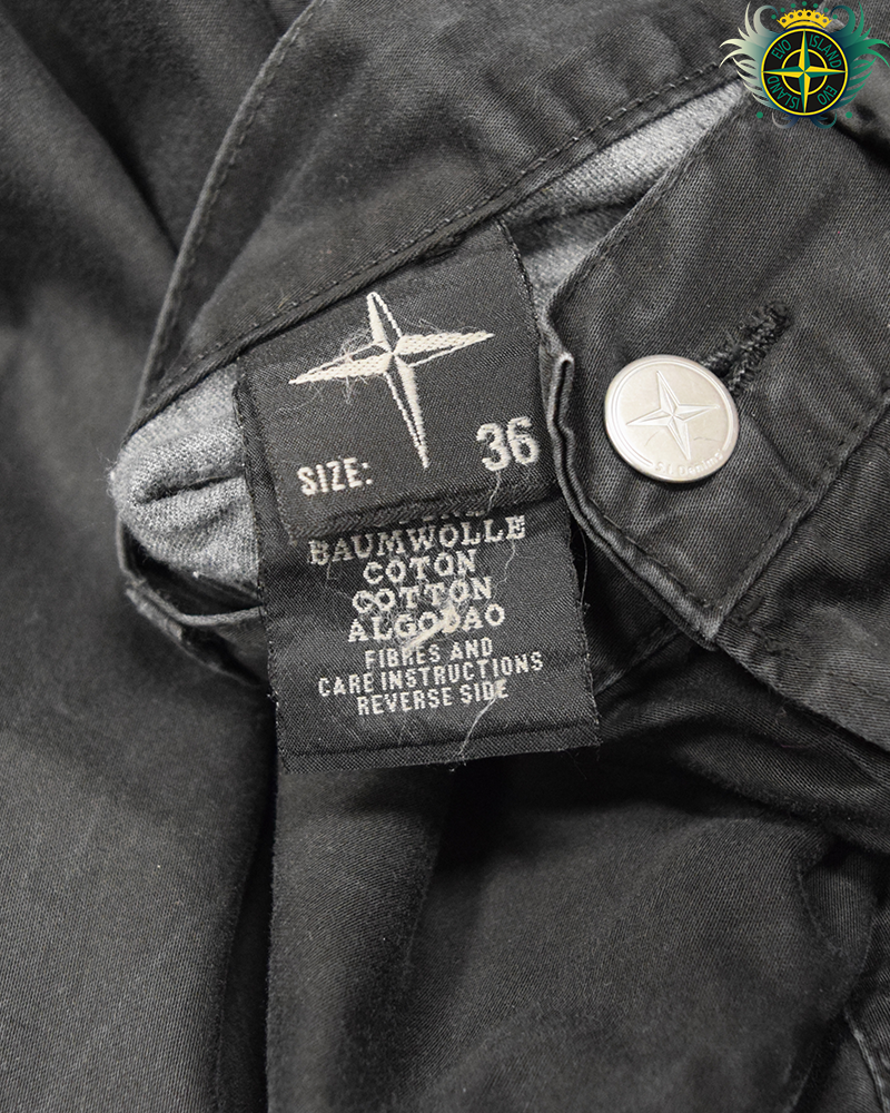 Stone Island Vintage Denim Jeans Washed Black