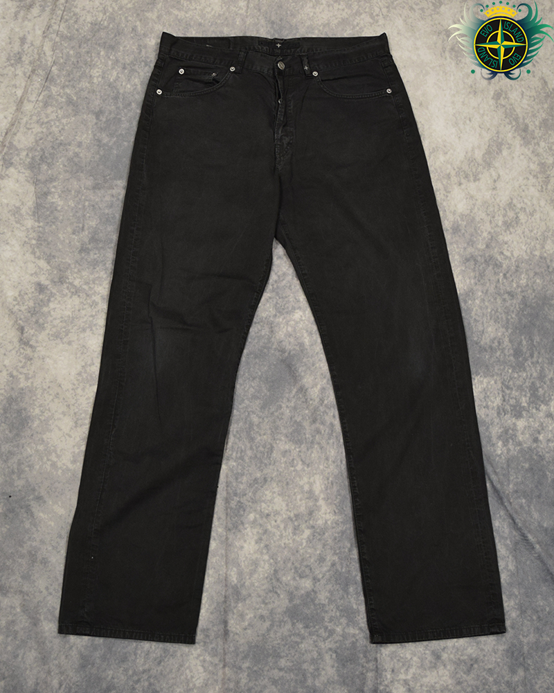 Stone Island Vintage Denim Jeans Washed Black