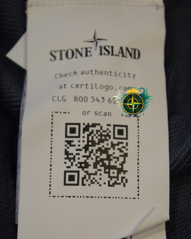 Stone Island Crewneck Sweatshirt Blue detail view