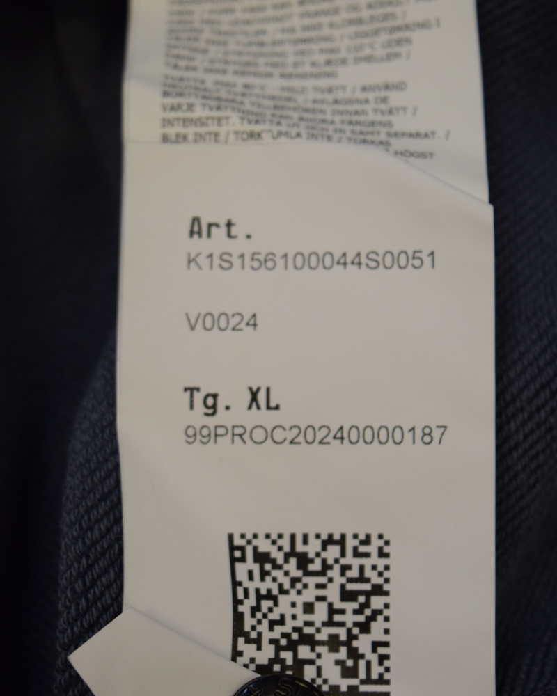 Stone Island Crewneck Sweatshirt Blue detail view