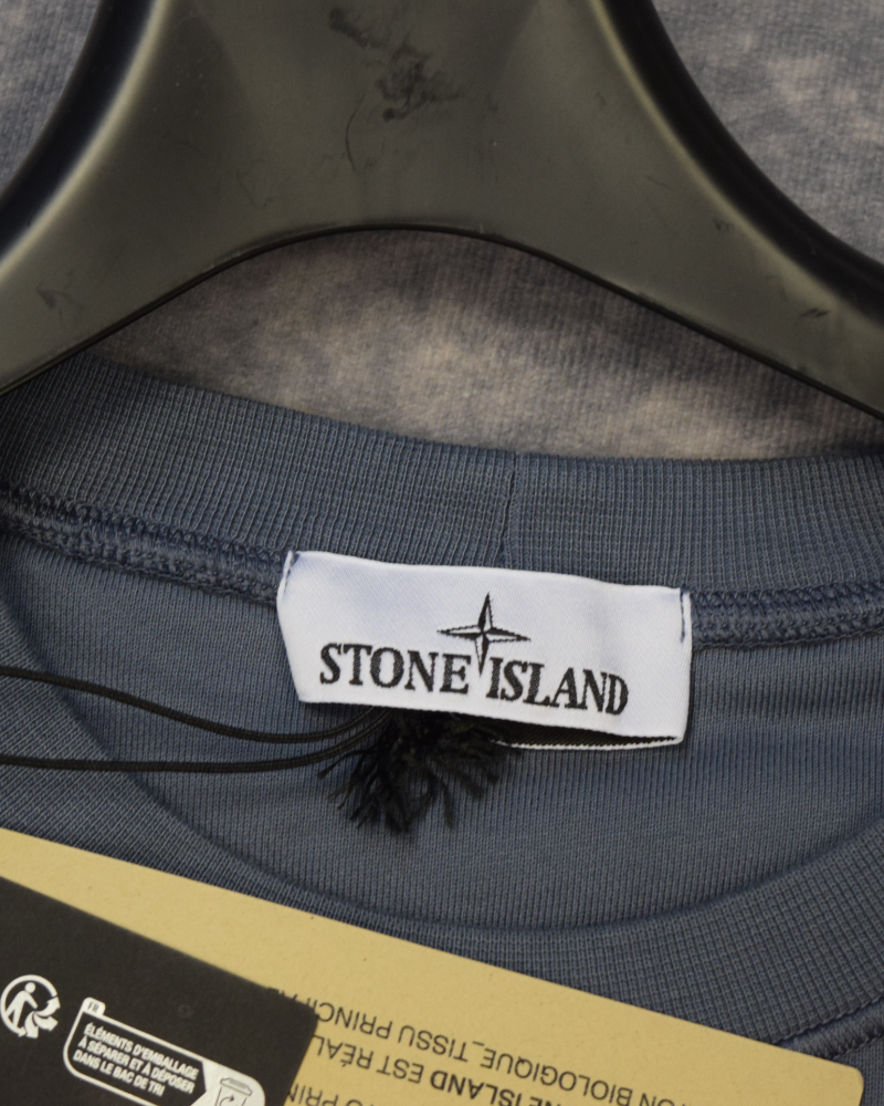 Stone Island Crewneck Sweatshirt Blue detail view
