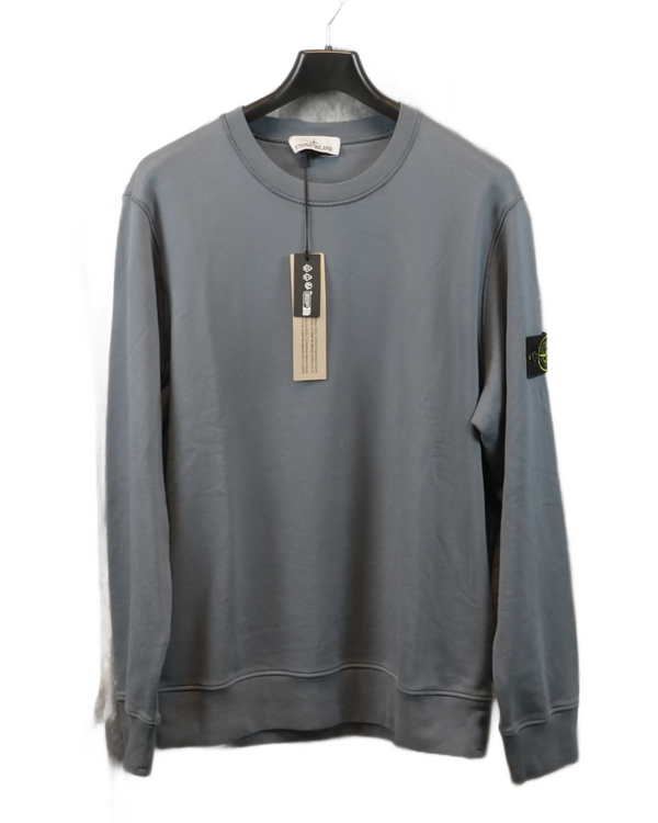 Stone Island Crewneck Sweatshirt Blue front view