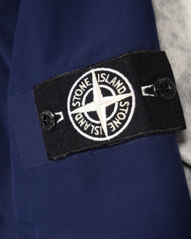 Stone Island Special Process tank Shield Multi Layer Fusion Technology Jacket Navy Blue