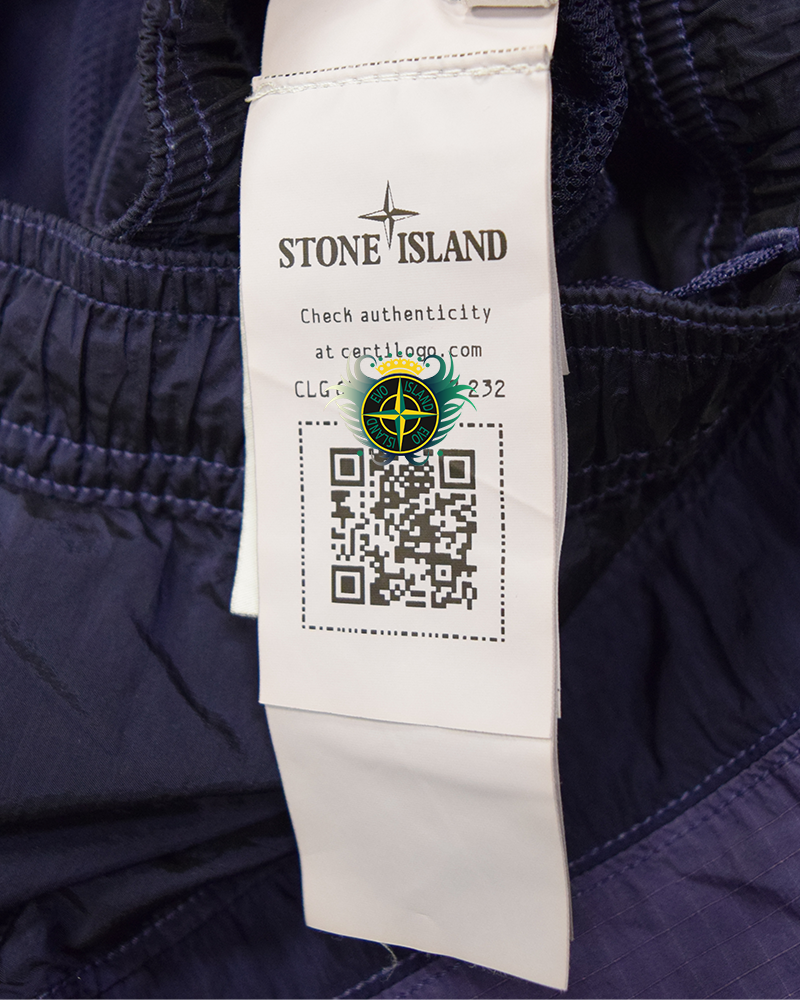 Stone Island Nylon Metal Swim Shorts Purple