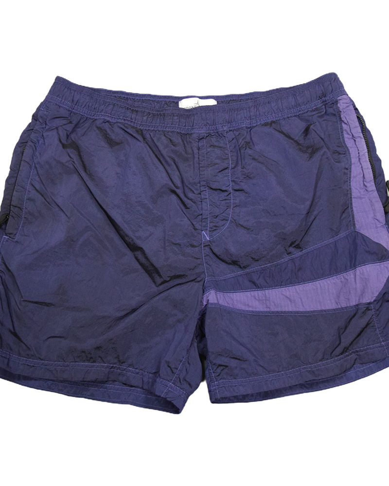 Stone Island Nylon Metal Swim Shorts Purple