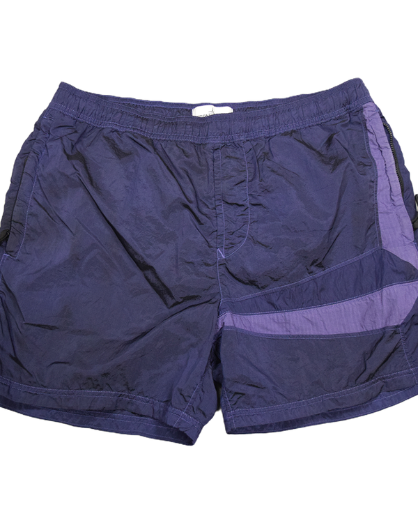 Stone Island Nylon Metal Swim Shorts Purple