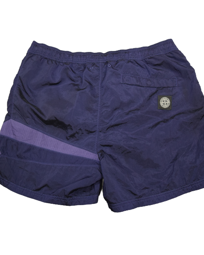 Stone Island Nylon Metal Swim Shorts Purple