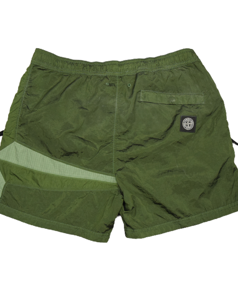 Stone Island Nylon Metal Swim Shorts Green