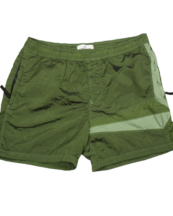 Stone Island Nylon Metal Swim Shorts Green