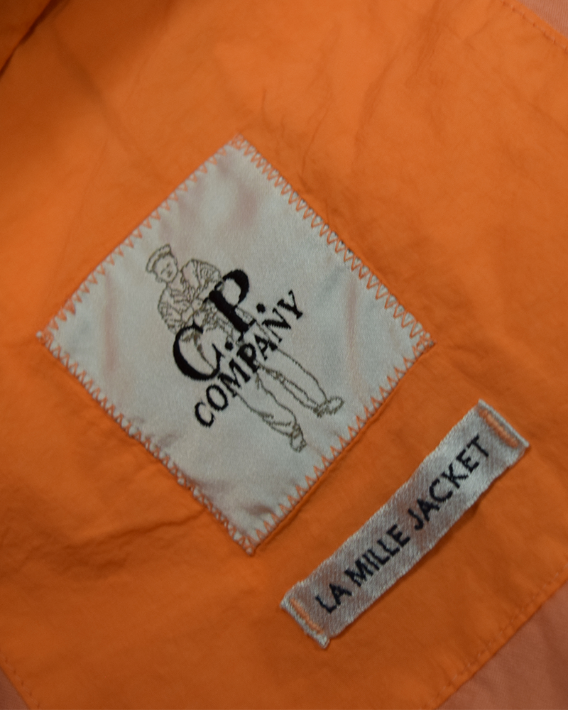 C.P Company X Palace Goggle Jacket with Riot Mask Tangerine