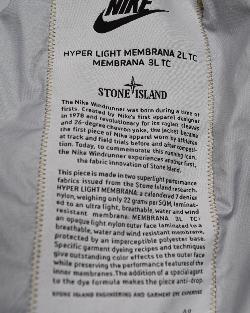 Stone Island X Nike Hyper Light Membrana Cream