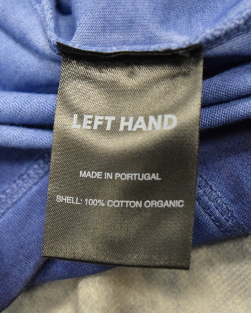 Left Hand Big Back Print T-Shirt Navy Blue