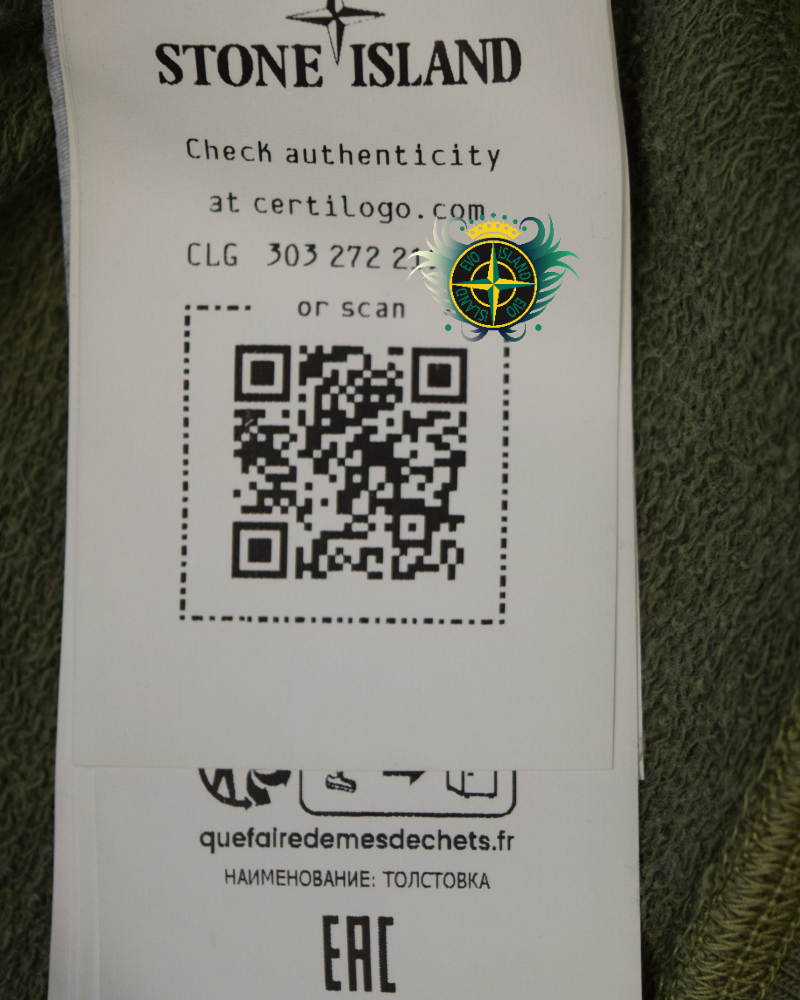 Stone Island Crewneck Sweatshirt Green detail view