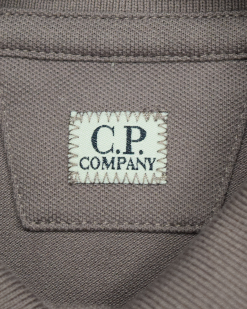 C.P Company Chest Logo Polo Shirt Purple - SML