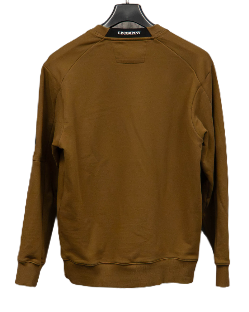 C.P Company Lens Crewneck Sweater Brown - SML