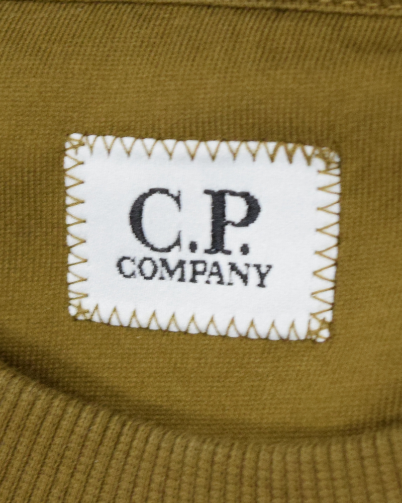 C.P Company Lens Crewneck Sweater Brown - SML