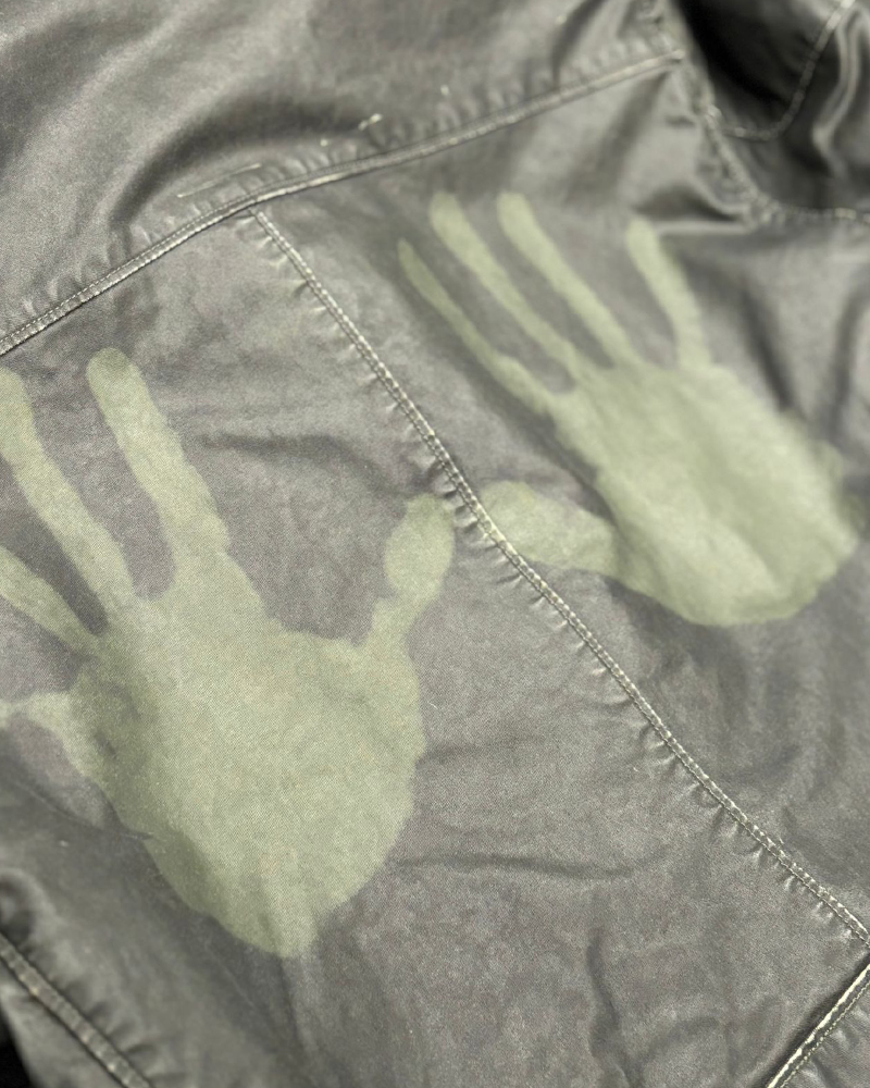 Stone Island Waxed Ice Jacket Green
