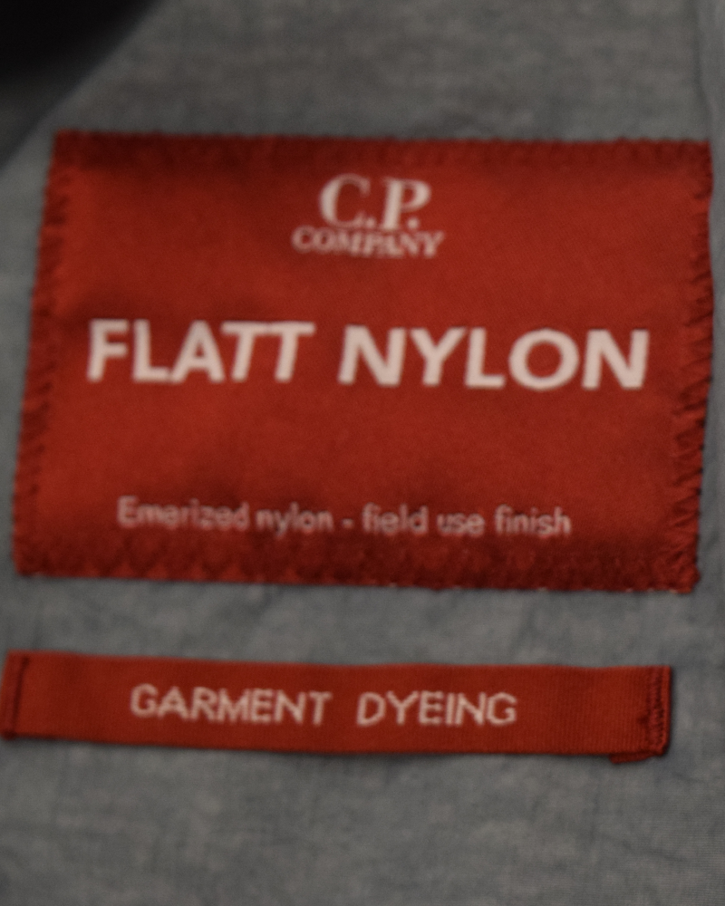 C.P Company Flat Nylon lens Overshirt Blue